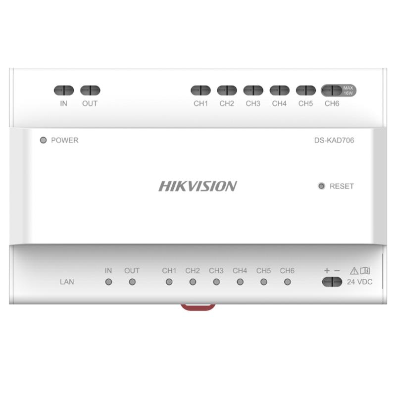 Sistema 2 Hilos Ds-Kad706 Modulo Distribuidor Para Pantallas Video Portero Hikvision