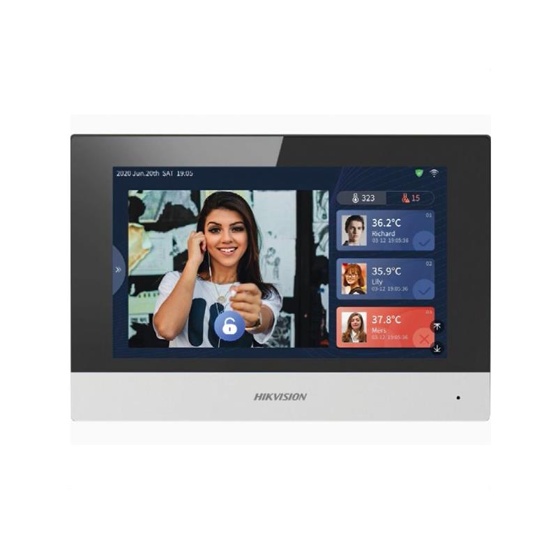 PANTALLA ANDROID CON SISTEMA DE MONITOREO DE TEMPERATURA HIKVISION