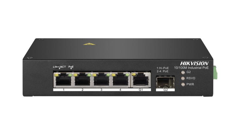 4 Port Fast Ethernet Unmanaged Industrial Hi-POE Switch