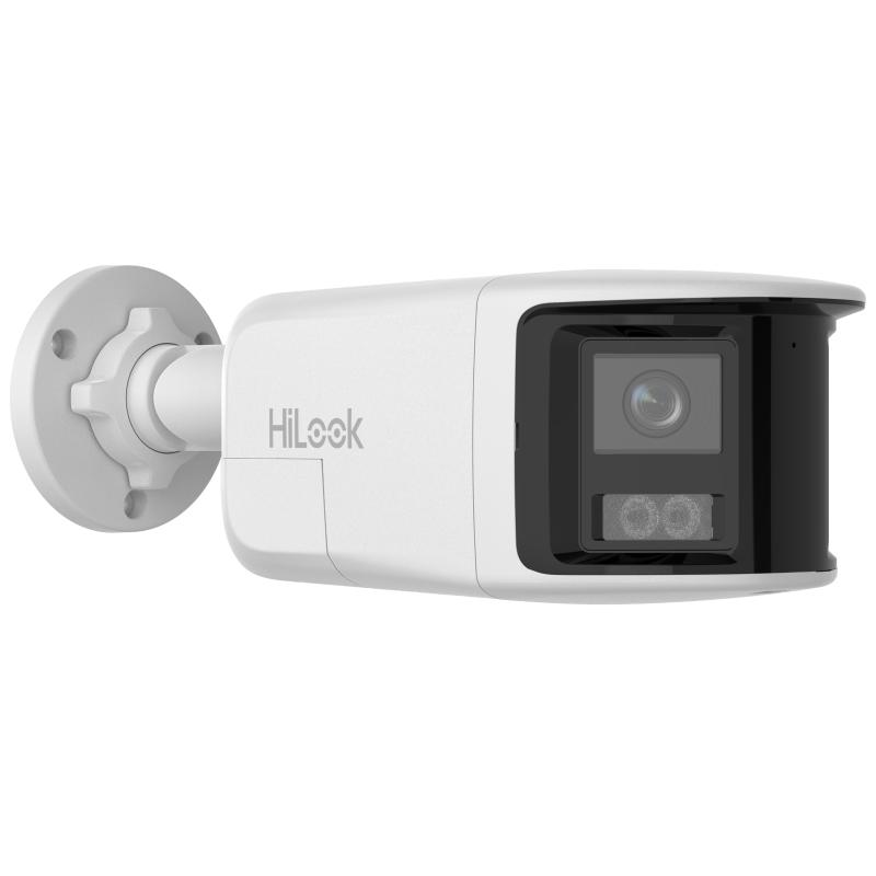 C�mara de red tipo bala fija inteligente h�brida de 6 MP con doble lente, gran angular y tecnolog�a de uni�n.