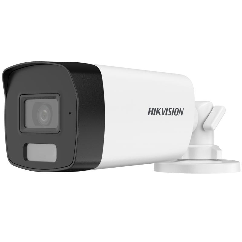 CAMARA TIPO BALA FIJA CON AUDIO, LUZ E HIBRIDO INTELIGENTE 3K