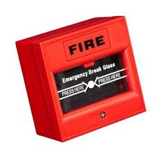 BOTON DE EMERGENCIA CON ROTURA DE VIDRIO